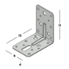 Afbeeldingen van GEBR. BODEGRAVEN Hoekanker + ril SV 90X90MM 60X2,5MM