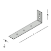 Afbeeldingen van GEBR. BODEGRAVEN Kozijnwandanker SV t.b.v. cellenbeton 40X128MM 22X0,7MM