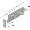 Afbeeldingen van GEBR. BODEGRAVEN Rolschuif EV met bocht 140X56MM 5MM