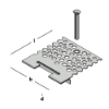 Afbeeldingen van GEBR. BODEGRAVEN RB-Spijkerplaat SV 117X126MM 1,5MM