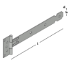 Afbeeldingen van GEBR. BODEGRAVEN Kruisheng RVS304 licht 300MM 35X2MM
