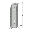 Afbeeldingen van GEBR. BODEGRAVEN Balkdrager GBS-LL SV 71X271MM 1,5MM