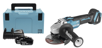 Afbeeldingen van Haakse slijper DGA504RTJ 125 mm 18 V