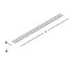 Afbeeldingen van GEBR. BODEGRAVEN Lijmkoppelstrip RVS316 O.G. Optima 300MM 20X0,6MM