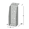 Afbeeldingen van GEBR. BODEGRAVEN Balkdrager GBS-LL SV 75X200MM 1,5MM