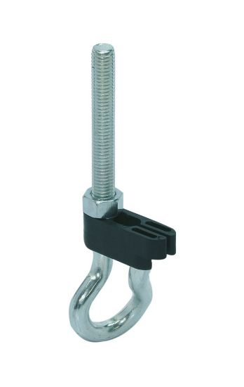 Afbeeldingen van GEBR. BODEGRAVEN Veiligheidschommelhaak EV met metrisch M12 180X22MM Ø10,6MM