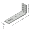 Afbeeldingen van GEBR. BODEGRAVEN Muurplaathoek TV 120X290MM 70X10MM