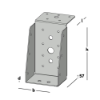 Afbeeldingen van GEBR. BODEGRAVEN Balkdrager GBS-LL SV 71X121MM 1,5MM