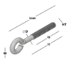 Afbeeldingen van GEBR. BODEGRAVEN Schroefoog EV metrische draad M6 50X10MM Ø5,25MM