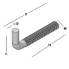 Afbeeldingen van GEBR. BODEGRAVEN Schroefduim EV metrische draad M4 40X12MM Ø3,45MM