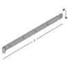 Afbeeldingen van GEBR. BODEGRAVEN Heng RVS304 t.b.v. pen Ø13MM 600MM 40X4MM