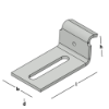 Afbeeldingen van GEBR. BODEGRAVEN Sluitplaat ZM vlak 38X85X12MM 50X4MM