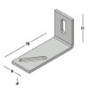 Afbeeldingen van GEBR. BODEGRAVEN Hoekanker zwaar TV 100X180MM 70X8MM