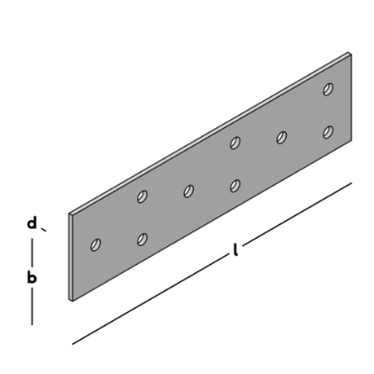 Afbeeldingen van GEBR. BODEGRAVEN Koppelplaat SV 40MM 150X2MM