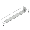 Afbeeldingen van GEBR. BODEGRAVEN Lijmspouwanker prefab RVS316 O.G. 35X225MM 30X1,25MM
