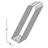 Afbeeldingen van GEBR. BODEGRAVEN Gordinglas SV 71X196MM 1,5MM