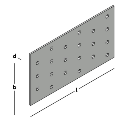 Afbeeldingen van GEBR. BODEGRAVEN Koppelplaat SV 80MM 150X2MM