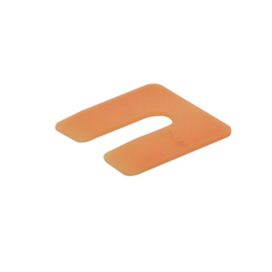 Afbeeldingen van GEBR. BODEGRAVEN Uitvulplaatje KS oranje doos 2MM 50X50MM