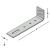 Afbeeldingen van GEBR. BODEGRAVEN Muurplaathoek TV 90X320MM 70X8MM