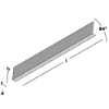 Afbeeldingen van GEBR. BODEGRAVEN Metalen randkist SV 84° 280X2000MM 1,5MM