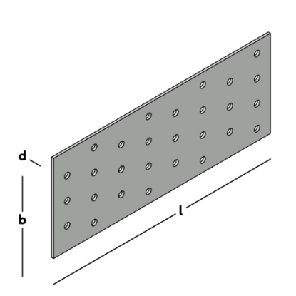 Afbeeldingen van GEBR. BODEGRAVEN Koppelplaat SV 80MM 200X2MM