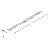 Afbeeldingen van GEBR. BODEGRAVEN Lijmkoppelstrip SV wave 300MM 22X0,7MM