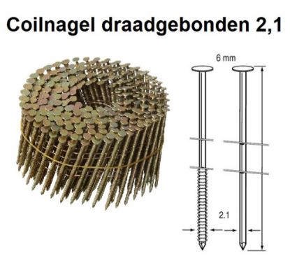 Afbeeldingen van Ringnagels Dutack rib 2,1X40MM 14000x