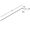 Afbeeldingen van GEBR. BODEGRAVEN UNI-spouwanker prefab RVS316 O.G. 405X50X45MM Ø5MM