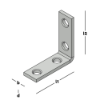 Afbeeldingen van GEBR. BODEGRAVEN Meubelhoek GP 30X30MM 10X2MM