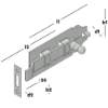 Afbeeldingen van GEBR. BODEGRAVEN Rolschuif EV met bocht 160X66MM 6MM