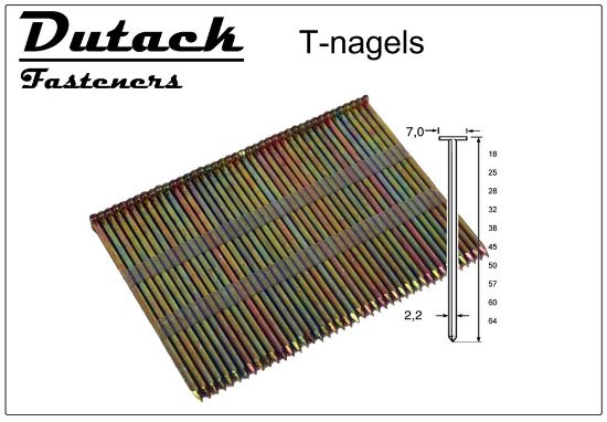 Afbeeldingen van T-nagel staal VZ 32MM 2000x