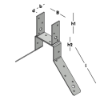 Afbeeldingen van GEBR. BODEGRAVEN Nokgordingklos SV 59MM 30X2MM