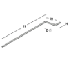 Afbeeldingen van GEBR. BODEGRAVEN UNI-spouwanker prefab RVS316 O.G. 245X50X45MM Ø5MM