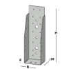 Afbeeldingen van GEBR. BODEGRAVEN Balkdrager GBS-ZL SV 75X250MM 1,5MM