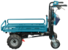 Afbeeldingen van Dumper DCU604Z met rek LXT 2x18 V 