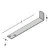 Afbeeldingen van GEBR. BODEGRAVEN Valijzer EV 150X30MM 20X2MM