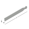 Afbeeldingen van GEBR. BODEGRAVEN WM-klink TV 280MM 25X5MM