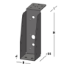 Afbeeldingen van GEBR. BODEGRAVEN Balkdrager GBS-LL EPZ 46X146MM 1,5MM