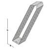 Afbeeldingen van GEBR. BODEGRAVEN Gordinglas SV 71X246MM 1,5MM