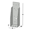 Afbeeldingen van GEBR. BODEGRAVEN Balkdrager GBS-ZL SV 63X200MM 1,5MM