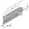 Afbeeldingen van GEBR. BODEGRAVEN Rolschuif EV vlak 160X68MM 6MM