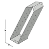 Afbeeldingen van GEBR. BODEGRAVEN Gordinglas RVS304 59X156MM 1,5MM