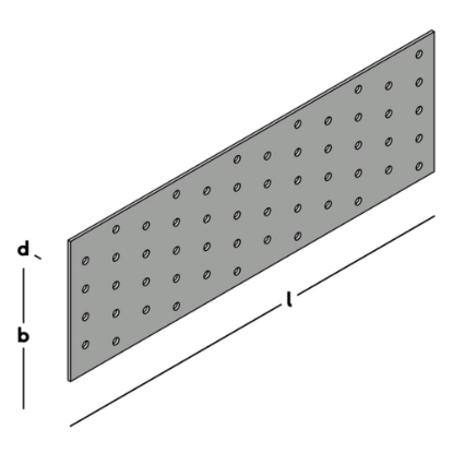 Afbeeldingen van GEBR. BODEGRAVEN Koppelplaat SV 100MM 300X2MM