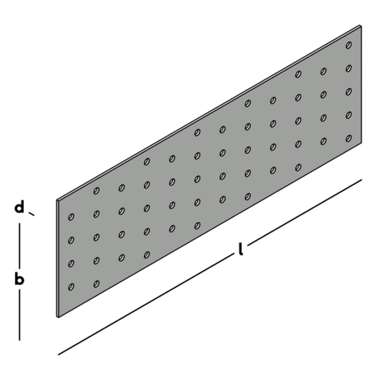 Afbeeldingen van GEBR. BODEGRAVEN Koppelplaat SV 100MM 300X2MM
