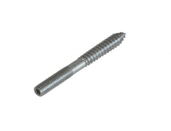 Afbeeldingen van GEBR. BODEGRAVEN Stokeind RVS304 zonder zeskantsleutelvlak M8 50MM Ø7MM