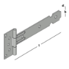 Afbeeldingen van GEBR. BODEGRAVEN Kruisheng RVS304 licht 200MM 35X2MM