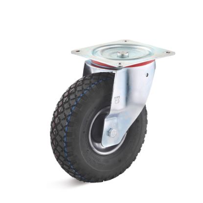 Afbeeldingen van TORWEGGE Zwenkwiel luchtband met plaat LRS1 260X85MM h=295MM 200kg