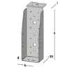 Afbeeldingen van GEBR. BODEGRAVEN Balkdrager GBS-LL SV 75X225MM 1,5MM