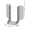 Afbeeldingen van GEBR. BODEGRAVEN Raveeldrager SV zwaar 380/75X152MM 2MM