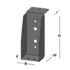 Afbeeldingen van GEBR. BODEGRAVEN Balkdrager GBS-LL EPZ 71X171MM 1,5MM